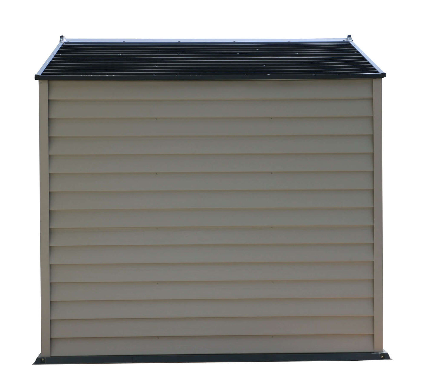 Duramax 10x8 StoreMax PLUS Vinyl Shed with Floor, showing durable all-weather structure, ideal for storage. Duramax Sheds