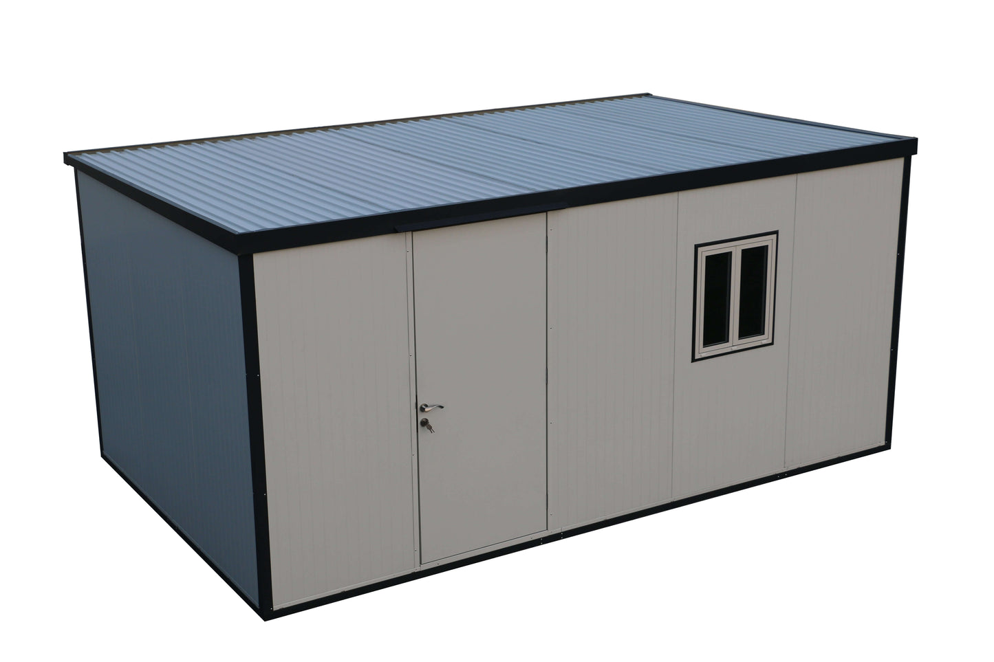 Duramax 13x10 Flat Roof Insulated Building, durable storage solution