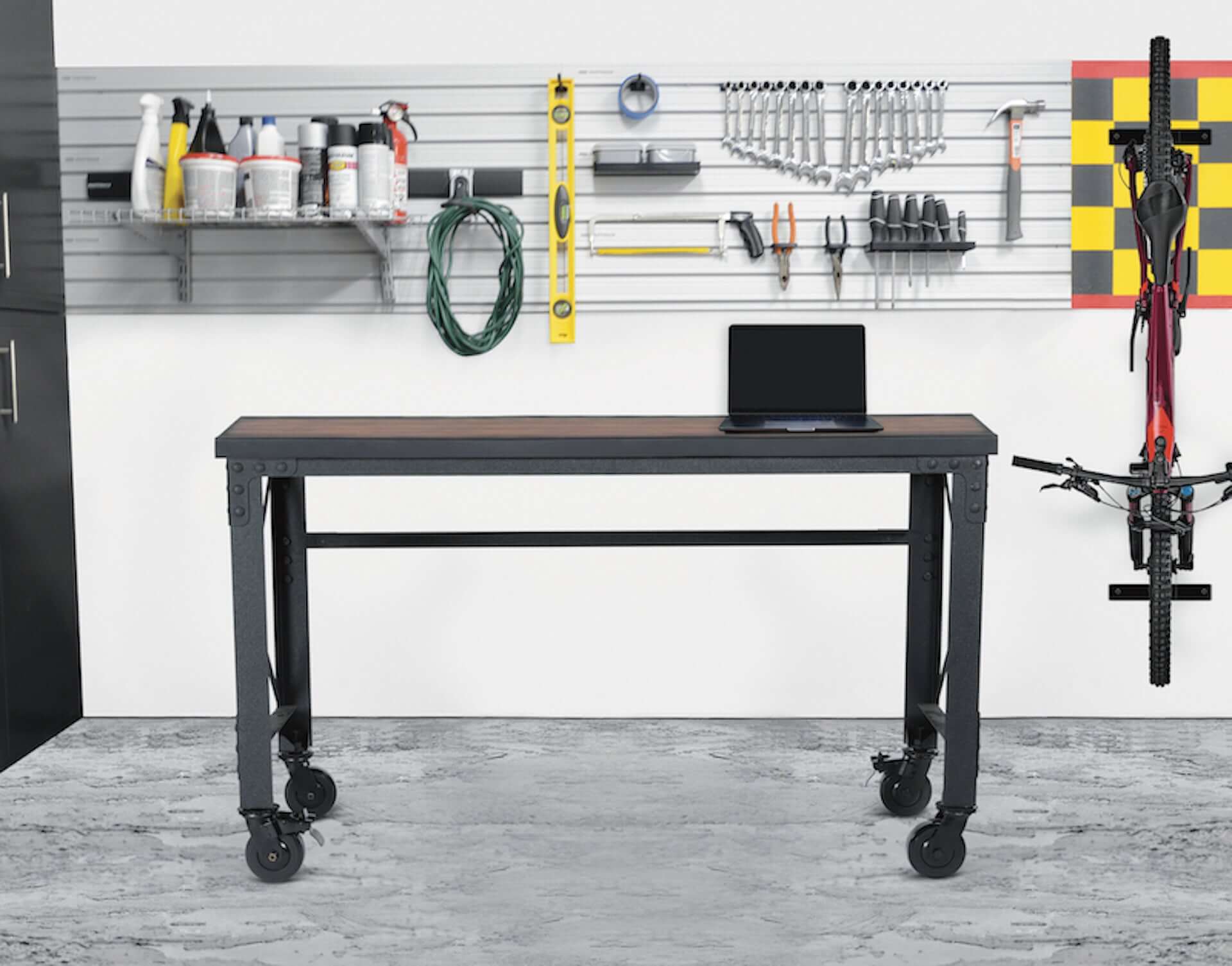 Duramax 62 In x 24 In Rolling Industrial Worktable 68021