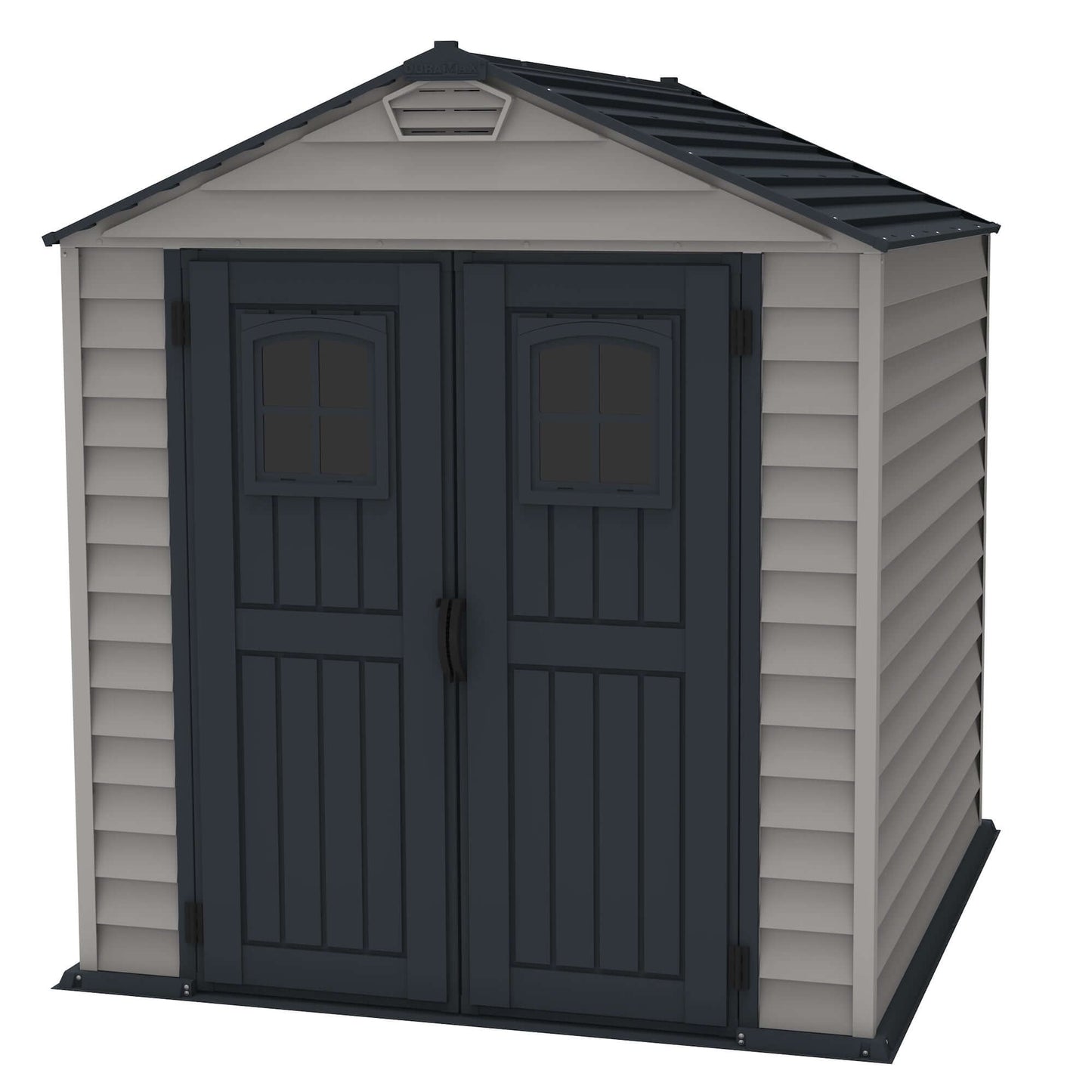 Duramax 7x7 StoreMax PLUS Vinyl Shed with Floor - Durable and aesthetic storage solution