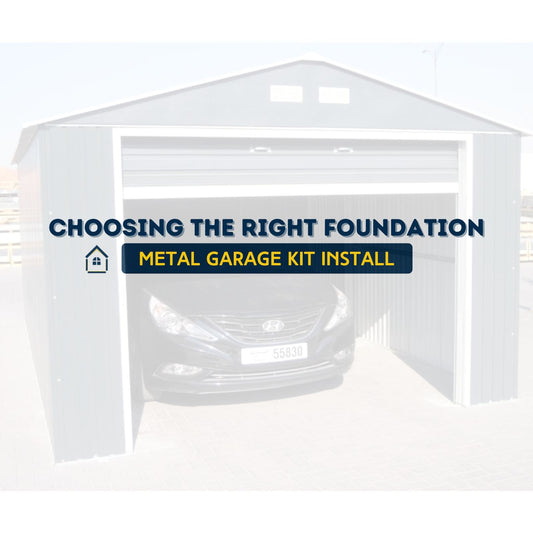 Choosing the Right Foundation for a Metal Garage Kit Installation