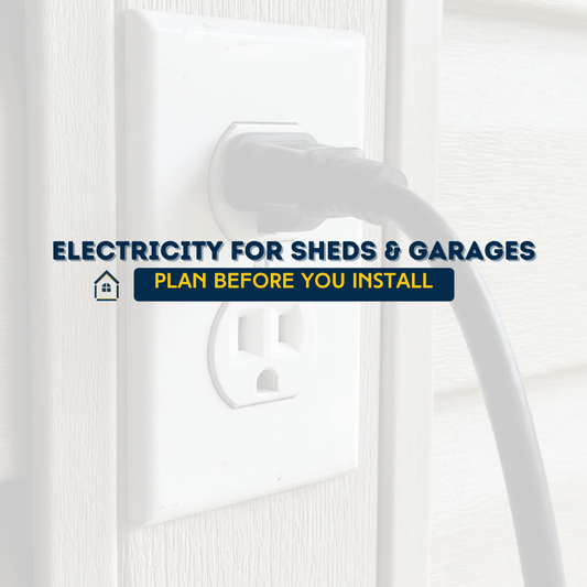 Electricity for Sheds and Garages: How to Plan Before You Install
