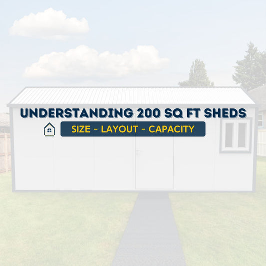 Understanding 200 Sq Ft Sheds: Size, Layout, and Storage Capacity