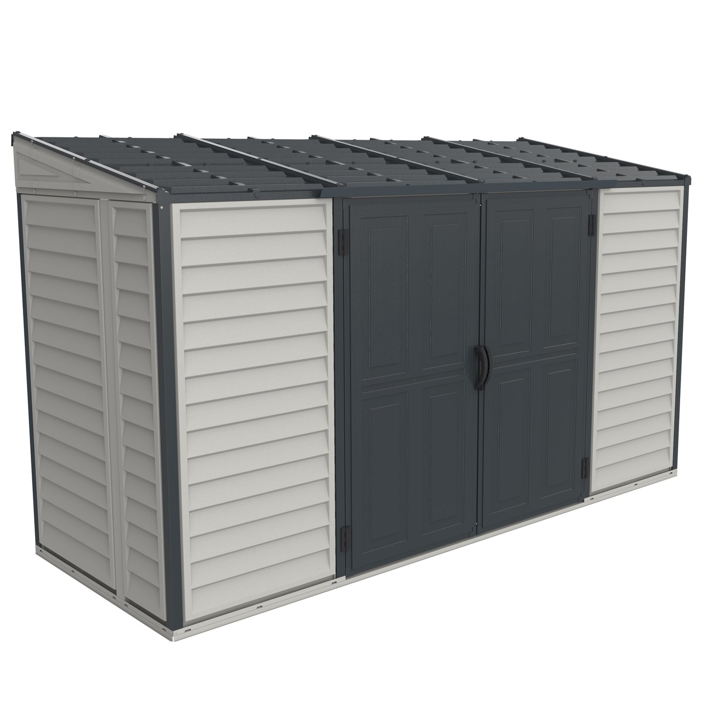 Duramax Vinyl Shed 10 x 4 SideMate Plus ProStorage 36825