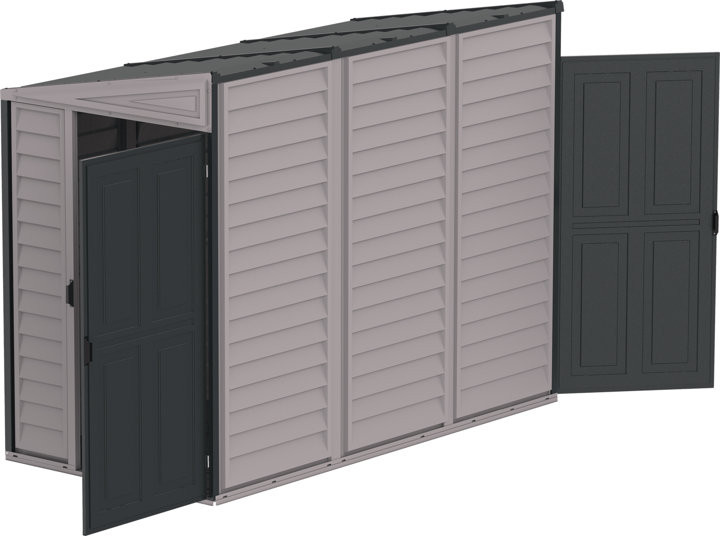 Duramax Vinyl Shed 4x8 SideMate Plus w/ Foundation Kit 36625