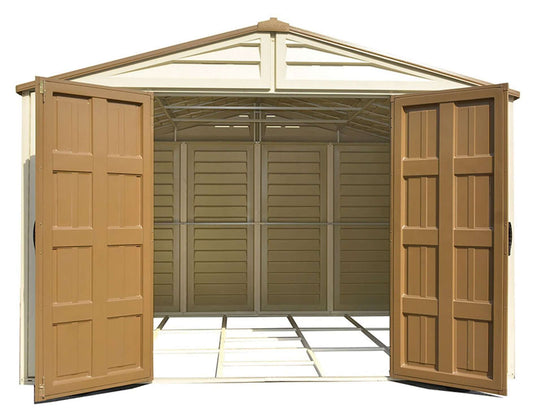 Duramax 10.5x10 Woodbridge PLUS Vinyl Shed w/ Foundation 40224 