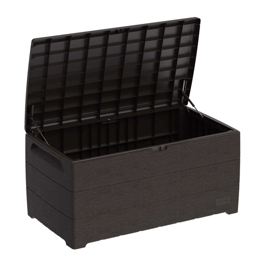 Duramax 110 Gal. Cedar Grain Deck Box Brown 86602