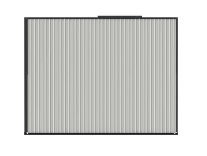 Duramax 13x10 flat roof insulated building ideal for storage, showcasing modular design and weather resistance.