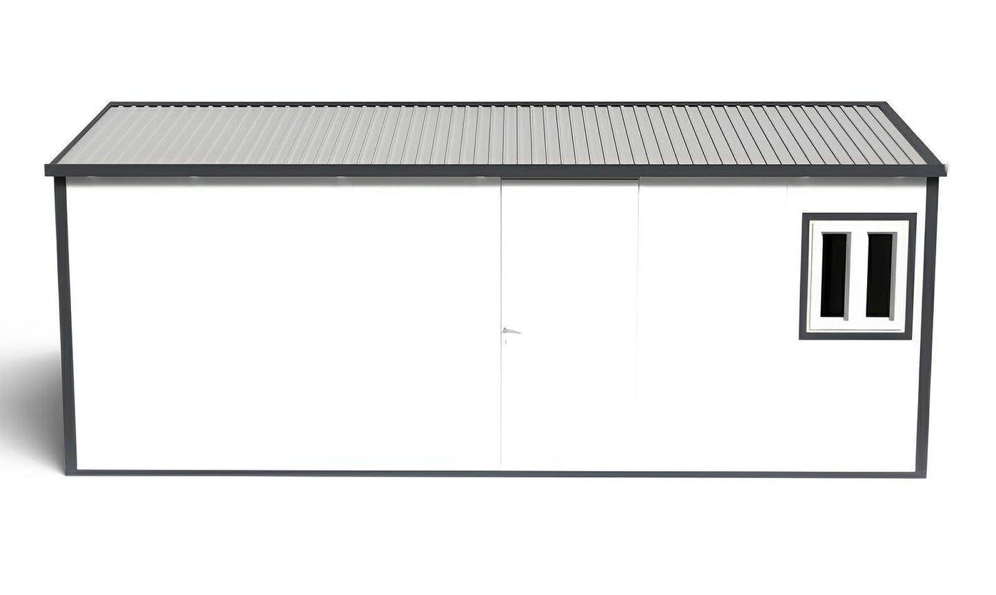 Duramax 19x10 insulated gable roof building for versatile use and weather protection.