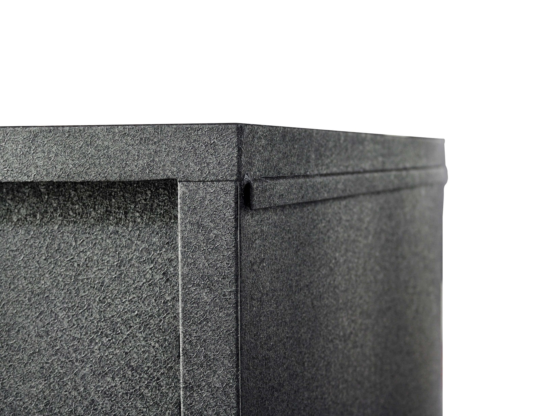 Close-up of Duramax 36 In Industrial Wall Cabinet texture showing robust steel construction for durability and modern design.