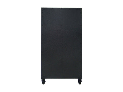 Duramax 36x72 Industrial Cabinet with Metal and Wood Shelves on Wheels