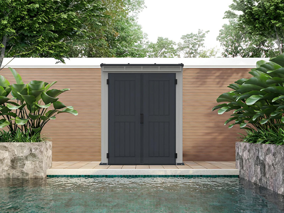 Duramax 5x3 YardMate Vinyl Shed with Floor