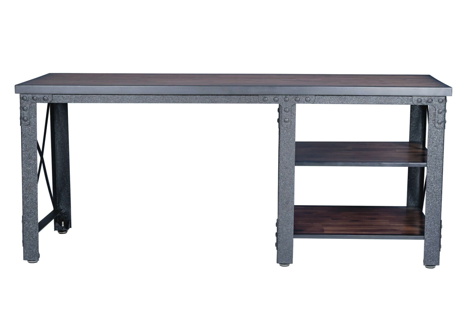 Duramax 72 In Weston Industrial Metal & Wood desk 68052