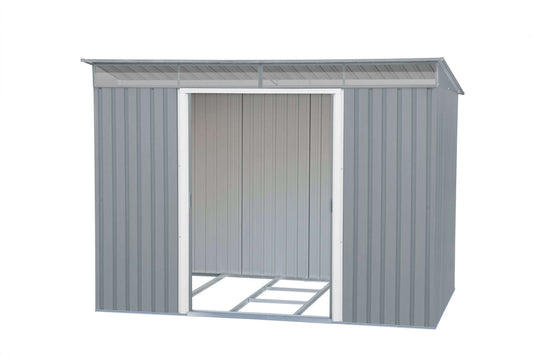 Duramax 8x6 Metal Shed Pent Roof w/ Skylight 20552 