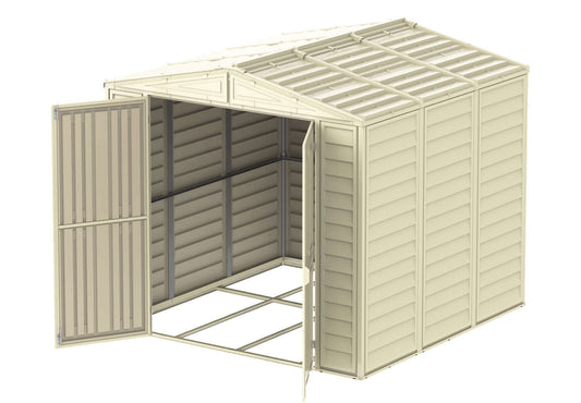 Duramax 8x8 DuraMate Vinyl Shed w/ Foundation 00384 