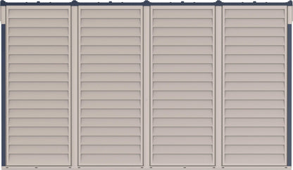 Duramax Vinyl Shed 10x4 SideMate Plus ProStorage panels by Duramax Building Products, available at Duramax Sheds Online.