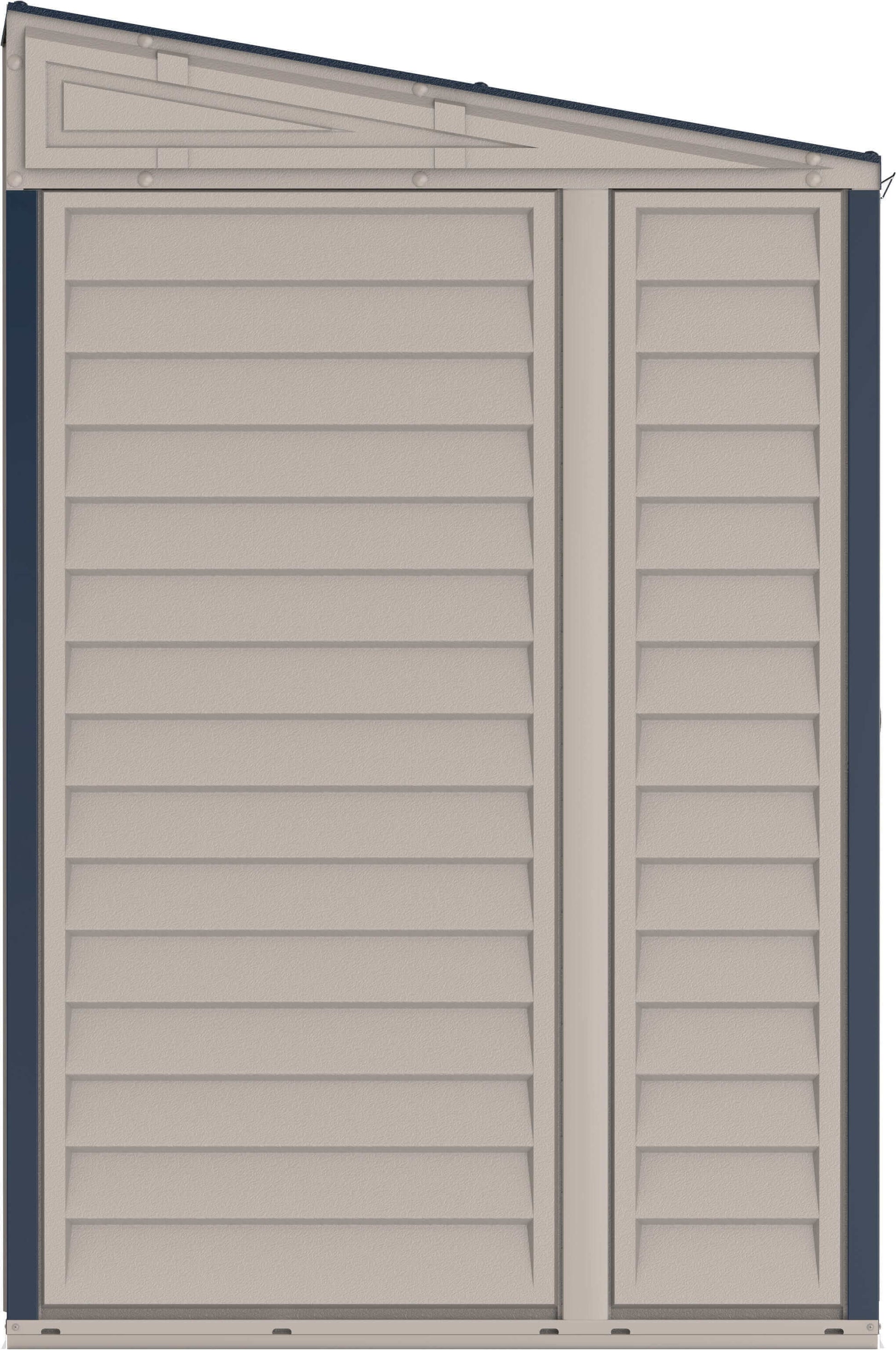 Duramax Vinyl Shed 10x4 SideMate Plus ProStorage featuring sleek design for convenient outdoor storage near home