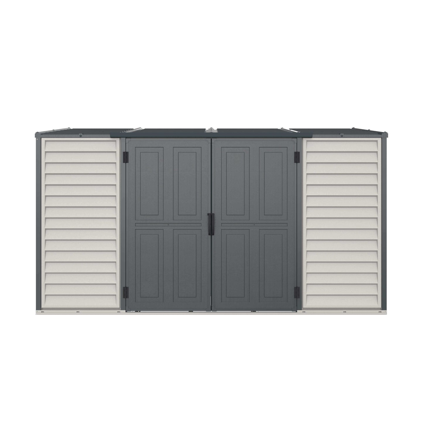 Duramax Vinyl Shed 10x4 SideMate Plus ProStorage from Duramax Building Products, ideal outdoor storage solution by Duramax Sheds Online.