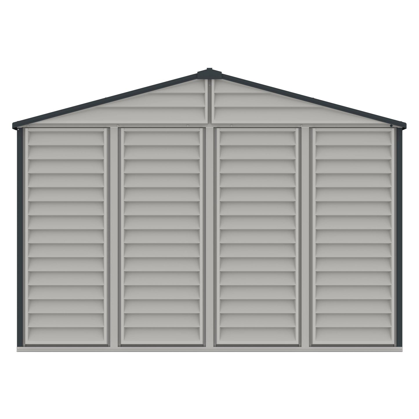 Duramax Vinyl Shed 10.5x8 Woodside Plus w/ Foundation 30227