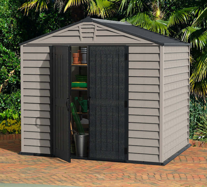 Duramax Vinyl Shed 10x8 StoreMax Plus w/ Floor 30225