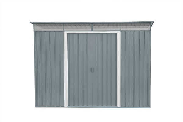 Duramax 8x6 Metal Shed Pent Roof w/ Skylight 20552