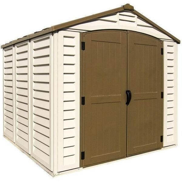 Duramax Vinyl Shed 8x8 DuraPlus w/ Foundation Kit 30114