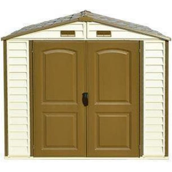 Duramax Vinyl Shed 8x6 StoreAll w/ Foundation Kit 30115