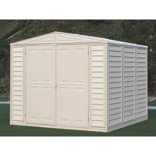 Duramax Vinyl Shed 8x8 DuraMate w/ Foundation Kit 00384