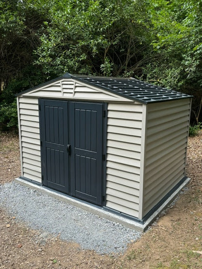 Duramax Vinyl Shed 10x8 StoreMax Plus w/ Floor 30225