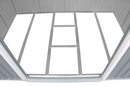 Duramax 8x6 Metal Shed Pent Roof w/ Skylight 20552