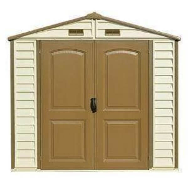 Duramax Vinyl Shed 8x6 StoreAll w/ Foundation Kit 30115