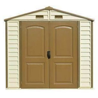 Duramax Vinyl Shed 8x6 StoreAll w/ Foundation Kit 30115