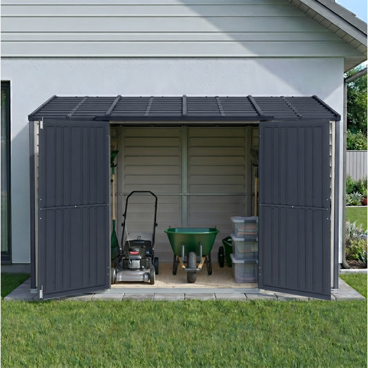Duramax 10x4 SideMate PLUS Pro Vinyl Shed w/ Double Doors 36825 