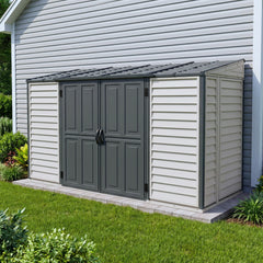Duramax 10x4 SideMate PLUS Pro Vinyl Shed w/ Double Doors 36825