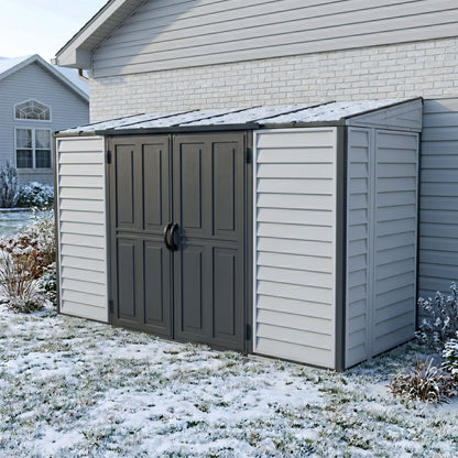 Duramax 10x4 SideMate PLUS Pro Vinyl Shed w/ Double Doors 36825