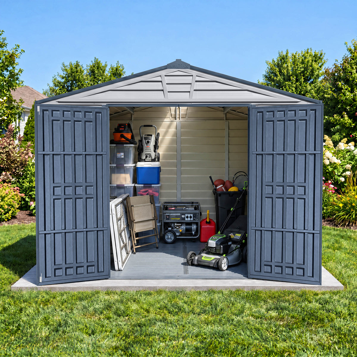 Duramax 10.5x8 StoreMax PLUS Vinyl Shed w/ Floor 30225