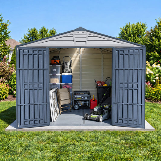 Duramax 10.5x8 StoreMax PLUS Vinyl Shed w/ Floor 30225 