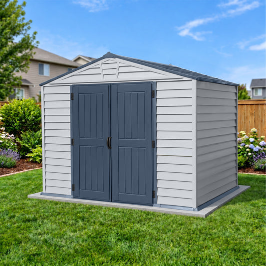 Duramax 10.5x8 StoreMax PLUS Vinyl Shed w/ Floor 30225 