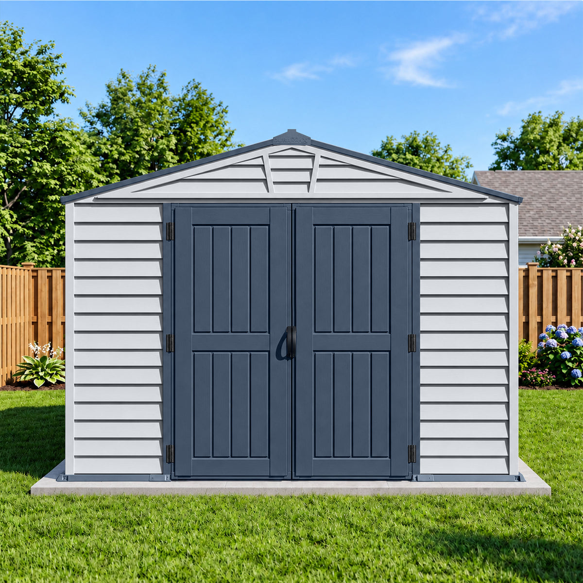 Duramax 10.5x8 StoreMax PLUS Vinyl Shed w/ Floor 30225