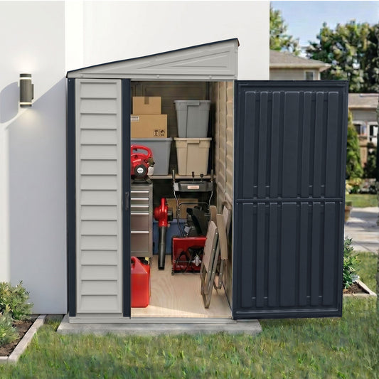 Duramax 4x10 SideMate PLUS Vinyl Shed w/ Foundation 36725 