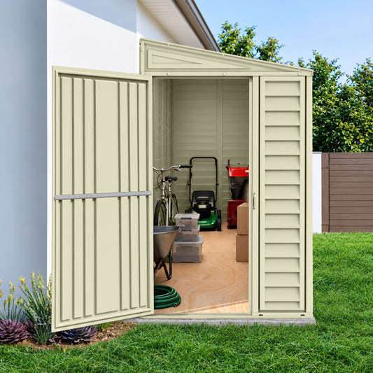 Duramax 4x10 SideMate Vinyl Shed w/ Foundation 06725 