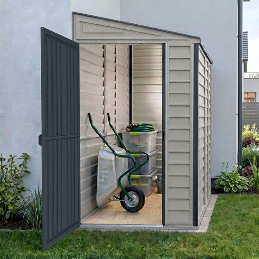 Duramax 4x8 SideMate PLUS Vinyl Shed w/ Foundation 36625 