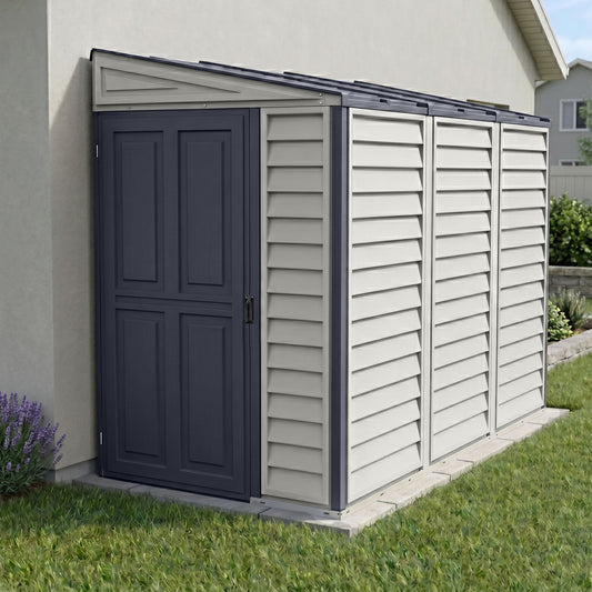 Duramax 4x8 SideMate PLUS Vinyl Shed w/ Foundation 36625 