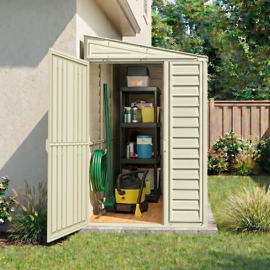 Duramax 4x8 SideMate Vinyl Shed w/ Foundation 06625 