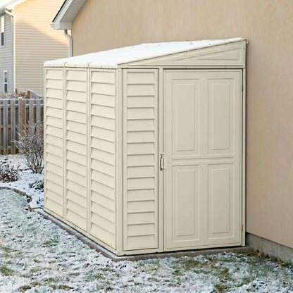Duramax 4x8 SideMate Vinyl Shed w/ Foundation 06625