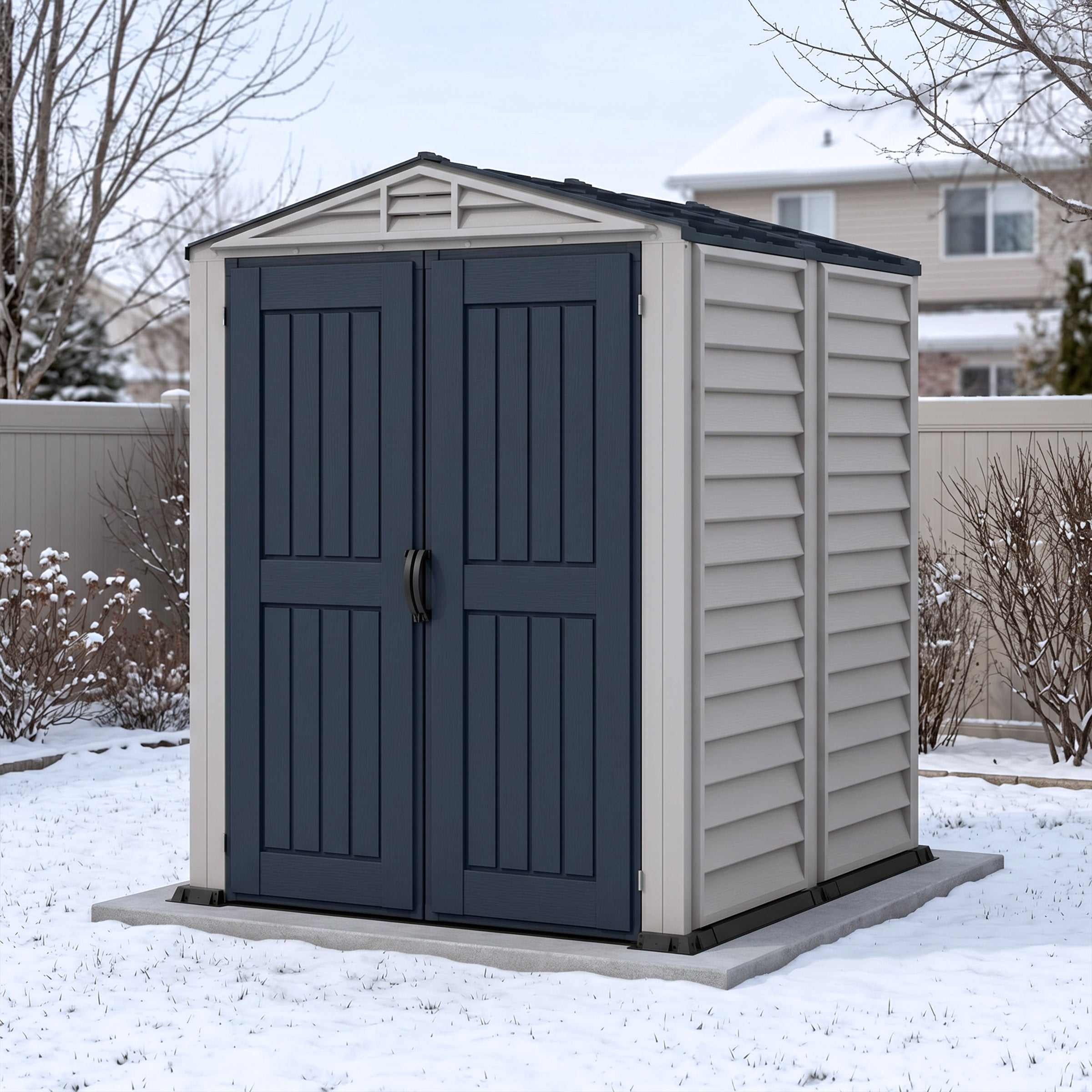 【obama】M、L、XL３セット　AC2096半袖アッシュグレー＋FB Duramax 5.5 x 5.5 YardMate PLUS Vinyl Shed with Floor