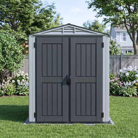 Duramax 5x8 YardMate PLUS Vinyl Shed w/ Floor 35825