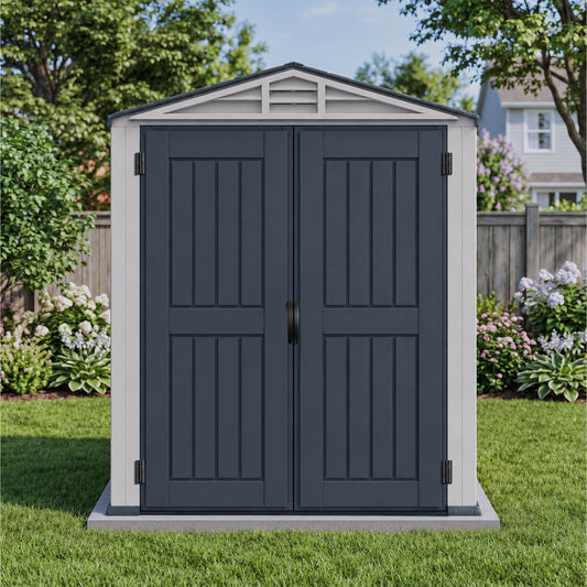 Duramax 5x8 YardMate PLUS Vinyl Shed w/ Floor 35825