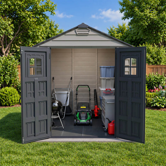 Duramax 7x7 StoreMax PLUS Vinyl Shed w/ Floor 30325 
