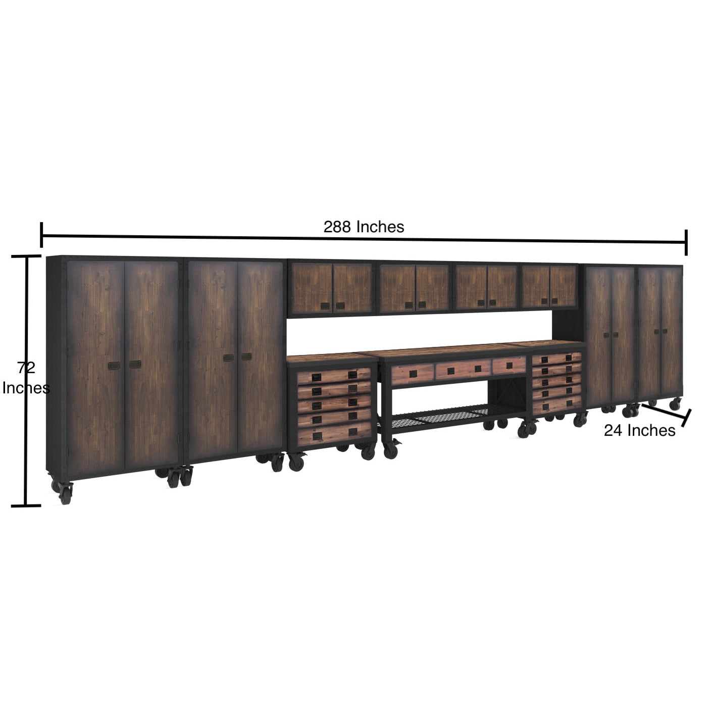 Duramax 11-Piece Garage Storage Combo Set with Workbench, Tool